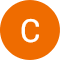 Letter C on orange background